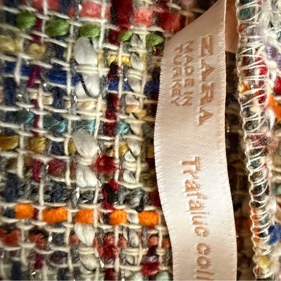 Zara Multi-Color Tweed Short Sleeve Top & Skort - Picture 7 of 12